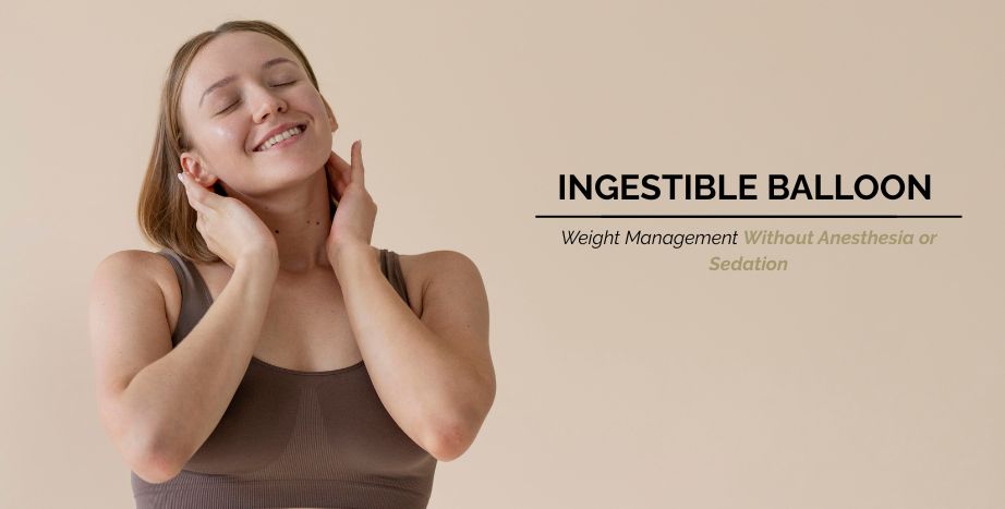 Ingestible gastric balloon